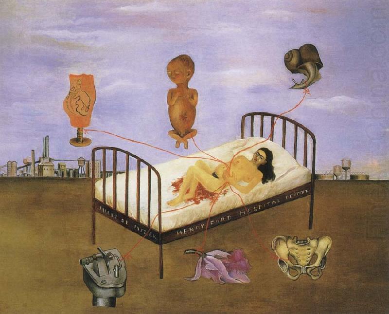 The hospital, Frida Kahlo